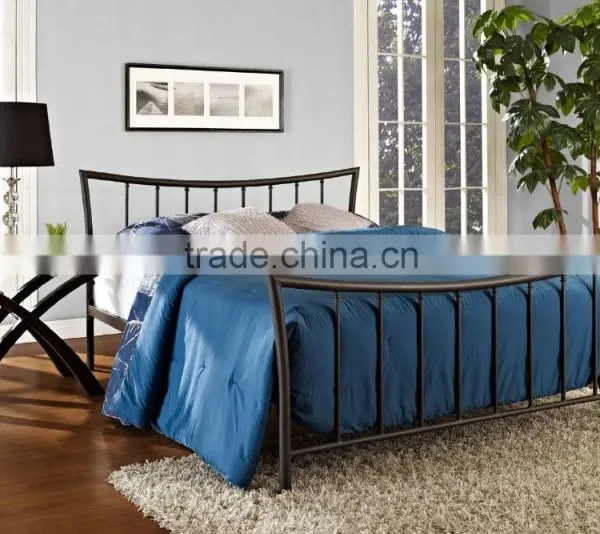 Modern Design Cheap Platform Metal Bed Frame Queen Double photo-2