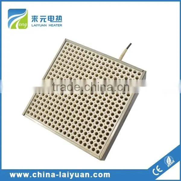 60x60mm Heat Resistance Panel Electric Ceramic Heater IR Ceramic Heater photo-6
