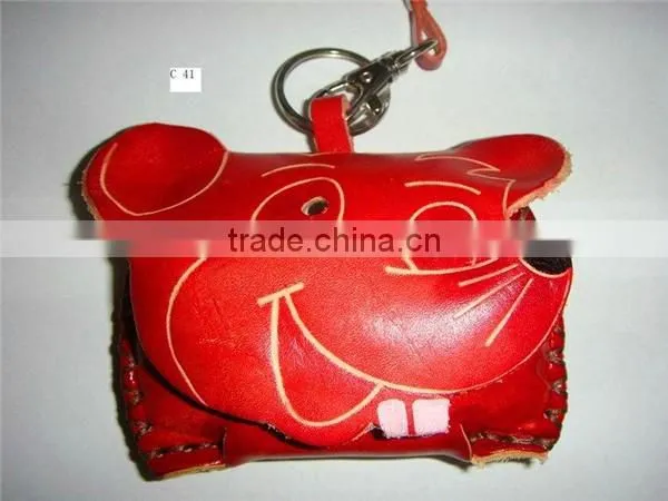 China Supplier 100% Wholesales Night Owl Animals Cute Leather Coin Purse/Leather Coin Purse photo-5