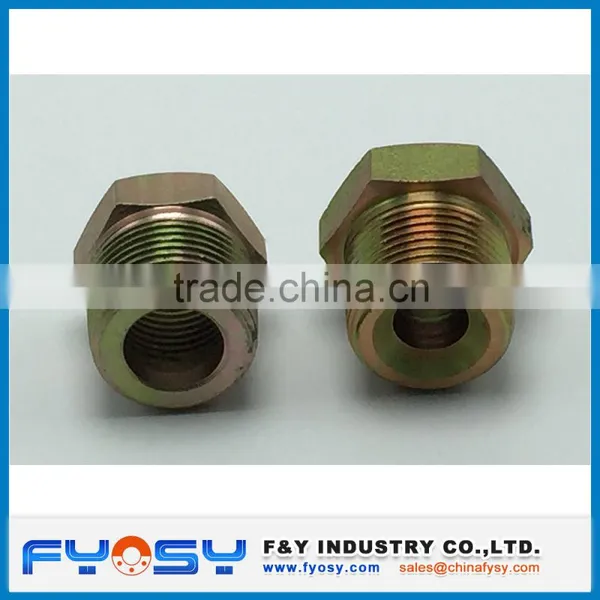 Stainless Steel Male NPT Metric Hex Hydraulic Pipe Plugs Fitting photo-5