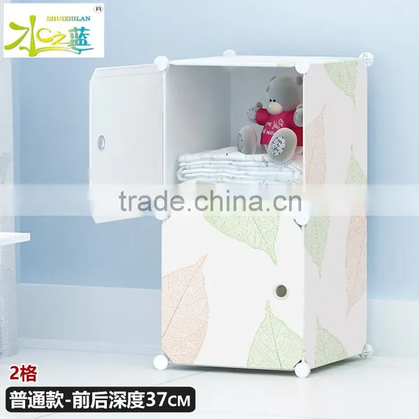 DIY Portable Bedroom Corner Plastic Clothes Wardrobe Box photo-6