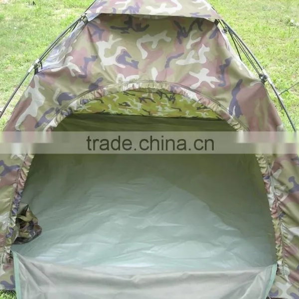 Small 210D Polyester Amry Camouflage Hunting Tent photo-4