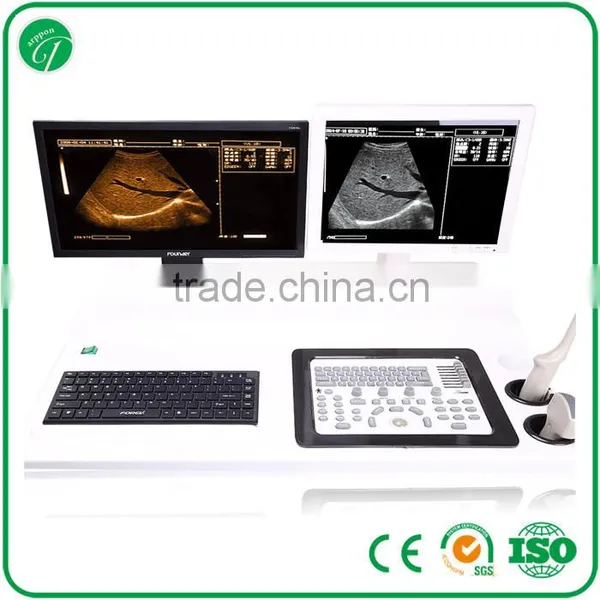 Portable Digital 15" LCD Trolley Ultrasound Scanner Price With Workstation photo-4