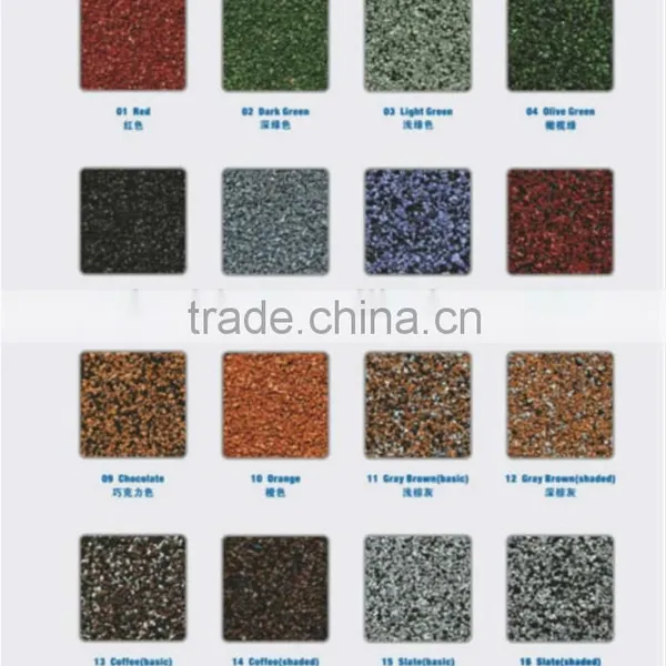 Color and Durable Kerala Stone Coated Metal Roofing Tile photo-3