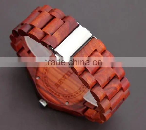 2014 New Fashion Gifts Handmade Wood Watch for Ladies Vintage Wood Watch With Quartz Movement in Large Stock photo-6