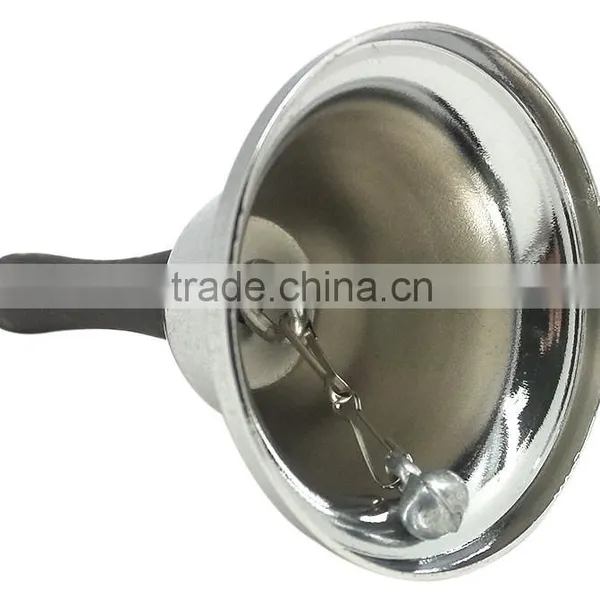 Metal Hand Bell With Wooden Handle in Custom Color With Logo as Gift photo-2