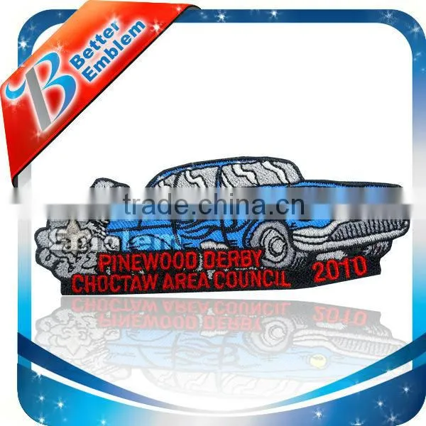 Embroidery Custom Car Emblem Badge Logo