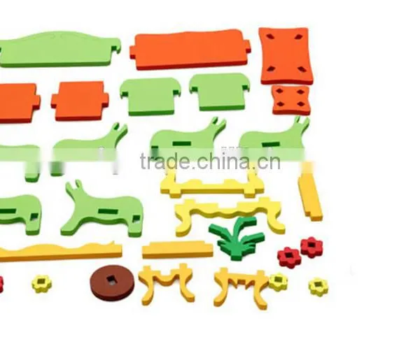 2016 Hot Design Colorful Wooden Drawing Room Jigsaw Puzzle for Kids photo-4