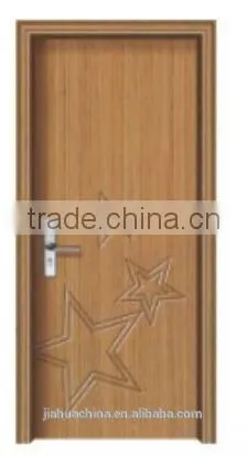 Pvc Wooden Door Pvc Coat Interior Room Door Wood Door Design photo-6