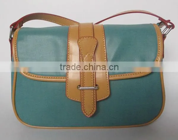 Blue PU Shoulder Bag 2013 Latest Design Bags Women Shoulder Bag