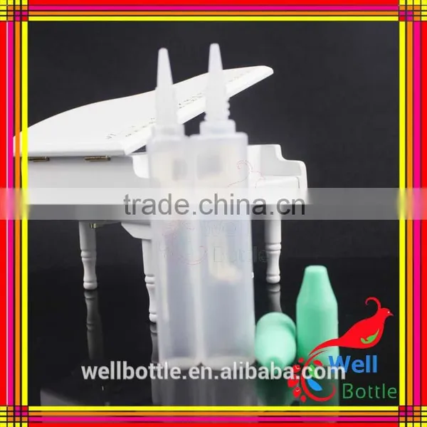 Tamper Childproof Unicorn Bottle Black for 10ml 15ml 30ml pe Pen Plastic Dropper Bottle With pe Dropper Bottle P-090R photo-3