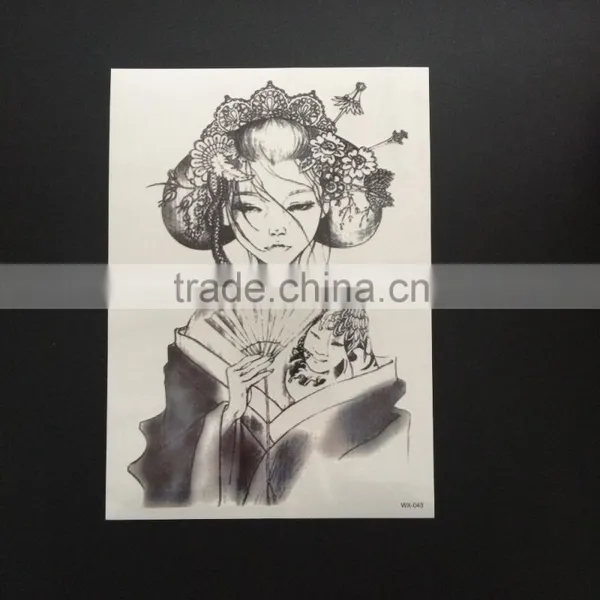 WX- 016 Buddha Tattoo Sticker/ Decorative Fake Tattoo/ High Quality Body Art Tattoos photo-4