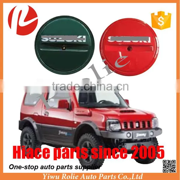 Black Red JIMNY Spare Tire Wheel Decorative Hub Cover Exterior Accessories Auto Parts