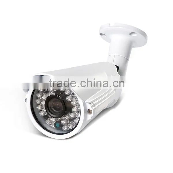 Professional 4CH IP 720P 3.6mm Lens White Metal ip Camera Set Oudoor photo-2