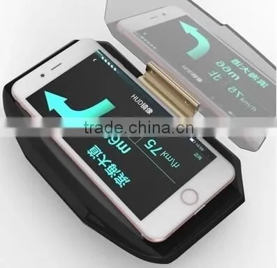 Universal GPS Car HUD Head Up Display KM/h & MPH Speeding Warning Smartphone Holder