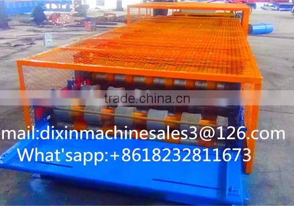 Factory Price Metal Roofing Double Layer Roll Forming Machine photo-6
