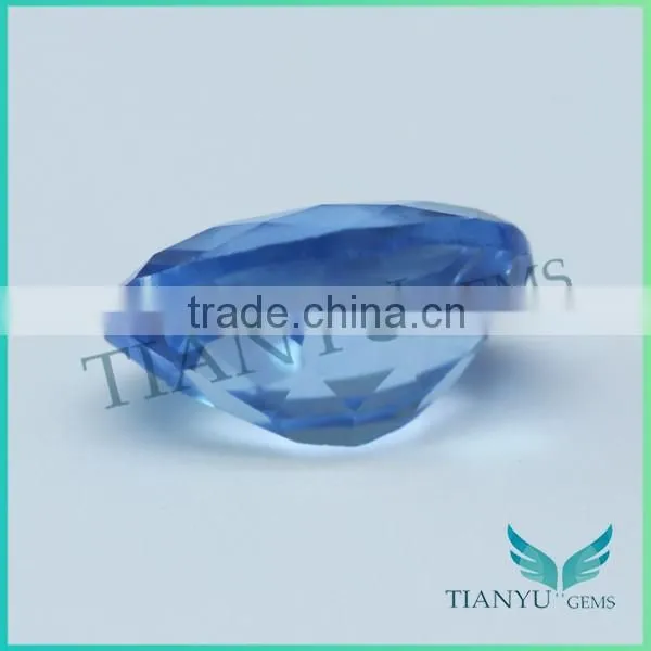 Oval Synthetic Blue Spinel 110# Faceted photo-4