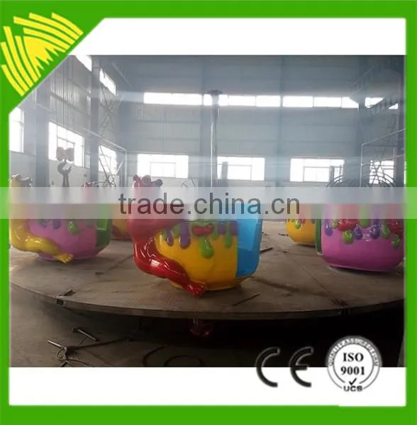 Portable Cup Rides Amusement Animal Bear Coffee Cup Rides With Trailer photo-2