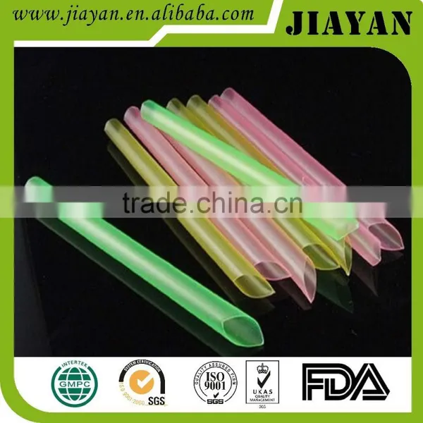 Colorful Disposable Plastic JUMBO Straight Straws photo-2