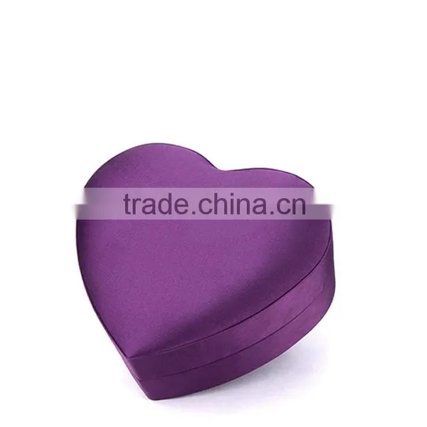 Chinese Factories Wholesale Custom Purple Jewelry Box, Special Paper Heart Gift Box photo-3