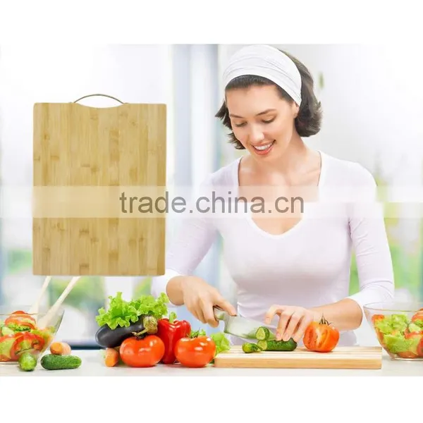 Good Quality Cheap Large Best Vegetable Antibacterial Kitchen Scale Bamboo Cutting Board photo-3