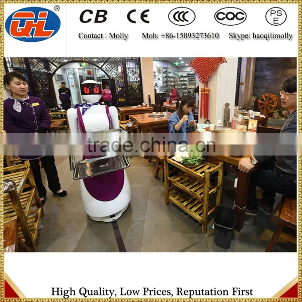 Dishes Delivering Smart Waiter Robot for Restaurant photo-4