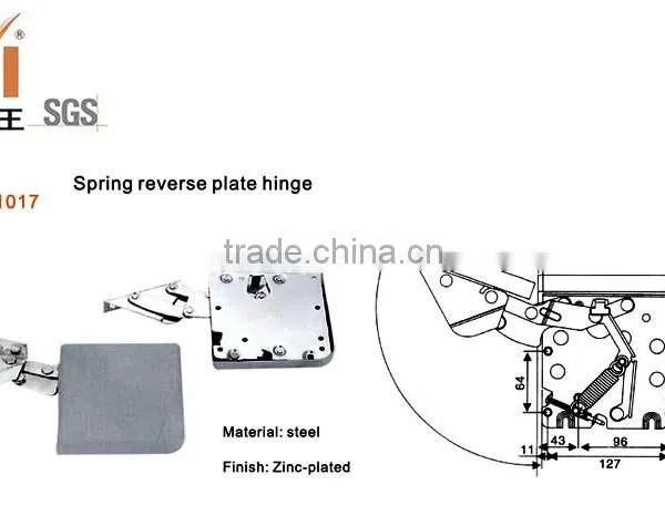 Cabinet Hardware Steel Cabinet Support With Spring photo-2
