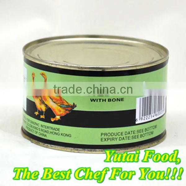 Wholesale Canned Stewed Duck Meat Food Storage Tin Can