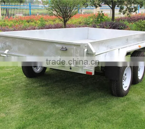 Hot Dipped Galvanized Tandem Box Trailer photo-4