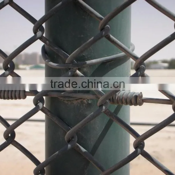 China Hot Sale High Quality Perimeter Fence/Chain Link Fence Top Barbed Wire/cyclone Fence photo-2
