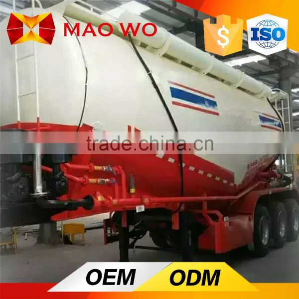Tri-axle Air Compressor Dry Cement Tanker, Bulk Cement Trailer photo-5