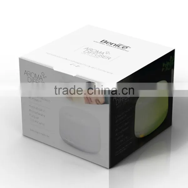 300ML Portable LED Light Essential Oil Ultrasonic Air Humidifier Electric Aroma Mist Diffuser photo-5