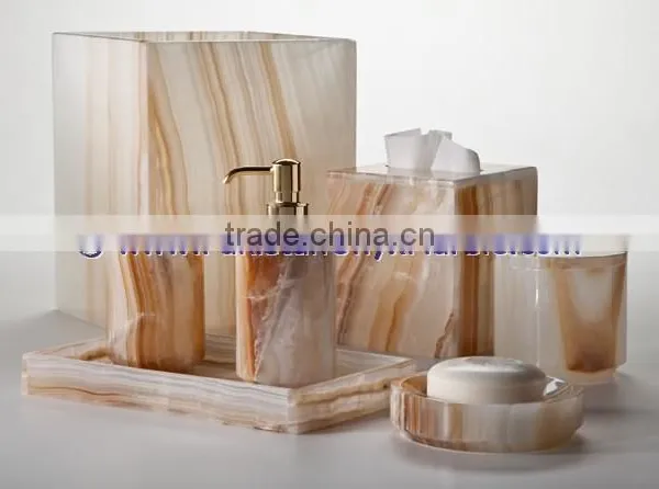 Wholesale EXPORT QUALITY MANUFACTURER AND EXPORTERS ONYX BATHROOM ACCESSORIES COLLECTION photo-5