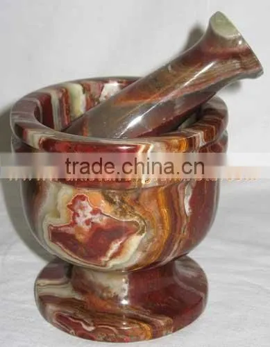 PAKISTAN SUPPLIER WHOLESALE 2017 ONYX MORTAR AND PESTLE HANDICRAFTS photo-4