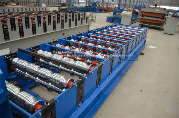 Zhiye High Quality GI Glazed Color Roof Tile Forming Machine photo-5