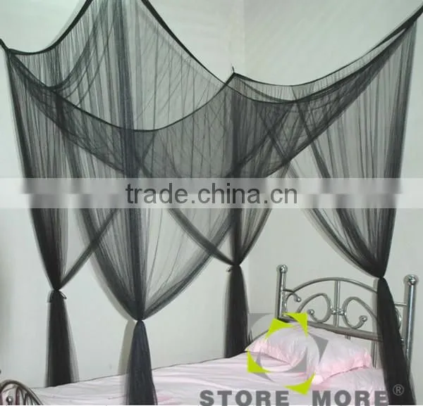 Rectangular Luxury Shape Black Mosquito Net for Home photo-2