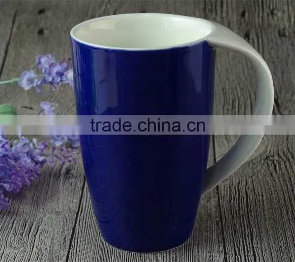 Wholesale 400ML Glaze Color Porcelain Coffee Mug Promotional Mug photo-5