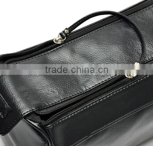 PU Leather Waterproof Men Cosmetic Bag ,Toiletry Bag/Men Cosmetic Bag/ Men Make up Bag photo-3