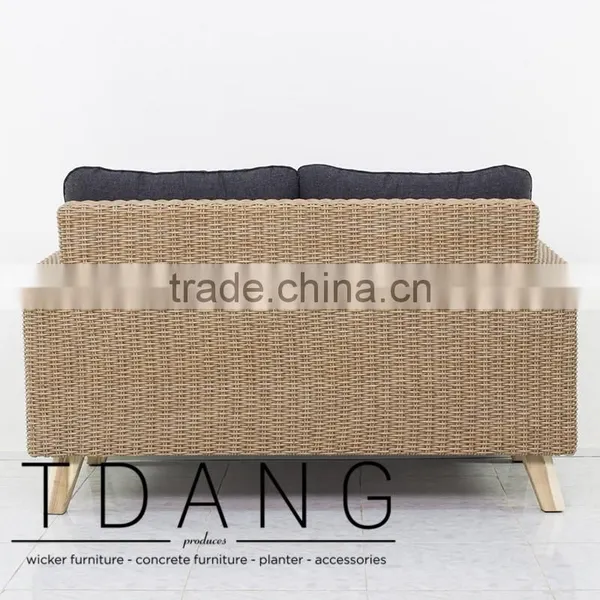 Brandenton Wicker Single Bench - Vietnam Wicker Furniture - Poly Rattan Outdoor Furniture photo-4