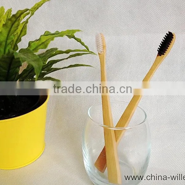 Natural Bamboo Toothbrush, Soft Bristle Toothbrush photo-3