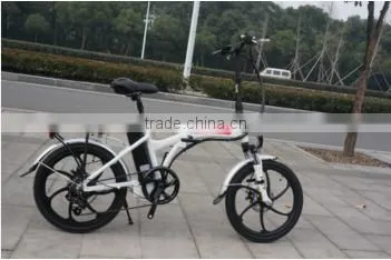 20 Inch Folding Electric Bike Integrated Wheel Ebike Electric Bike Kit photo-4