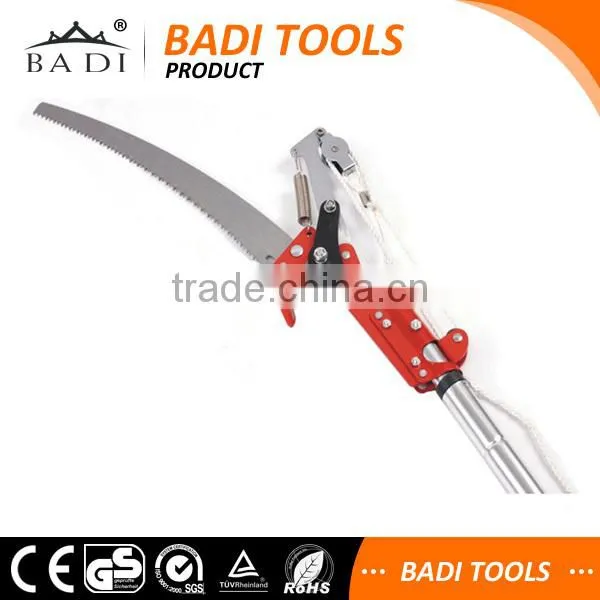 Aluminum Telescopic Pole Pruner With Saw for Tall Tree Pruning