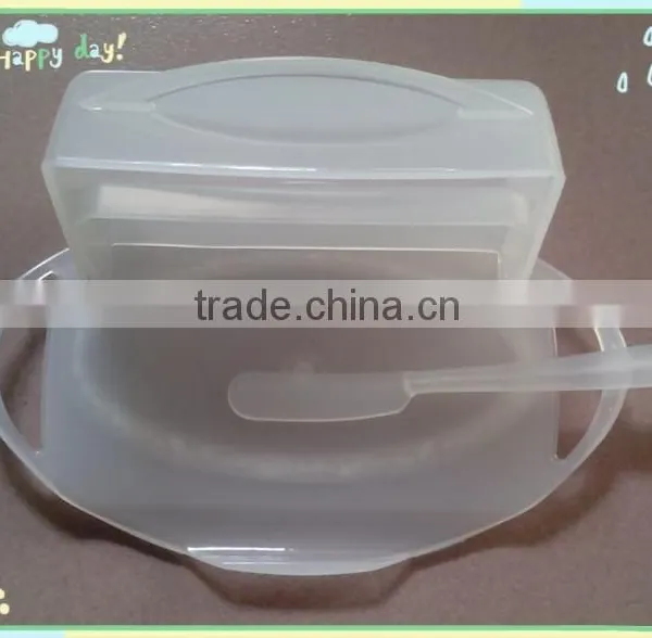 PP Clamshell Plastic Box With Plastic Knife photo-2