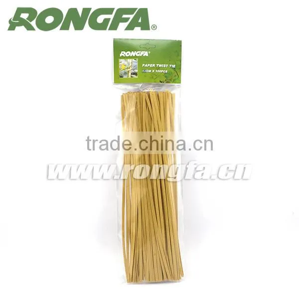 4mm x 15cm Gardening Use Kraft Paper Twist Ties in Bag photo-3