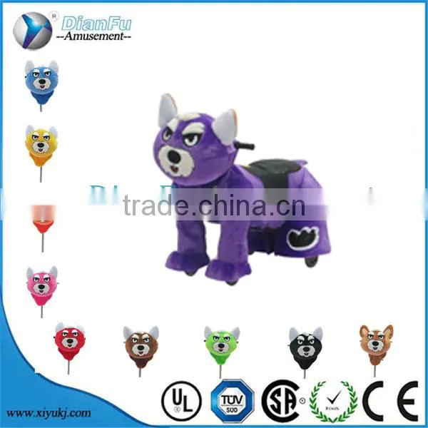 Amusement Park Ride Musical Animated Plush Toy Ride Motorized Animals Battery Operated Ride Animals for Sale photo-6