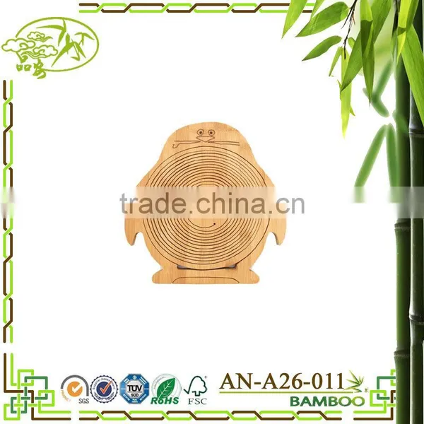 Aonong All-Natural Bamboo Folding Collapsible Fruit Basket photo-2