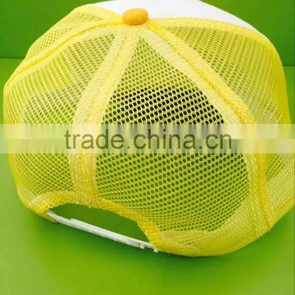 Yellow Logo Hats Custom photo-2