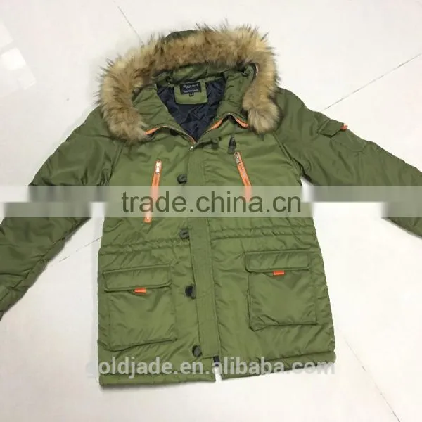 2016 Wholesale Winter Clothing Men Style Fashion Custom Casual Thick Army Green Winter Down Jacket Men photo-2