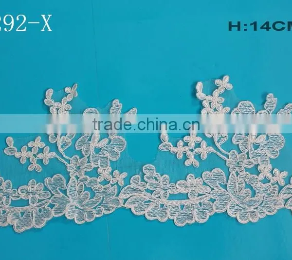 Cotton Guipure Lace Trim, African Cord Lace Trim, Cotton Lace Trim Wholesale photo-6
