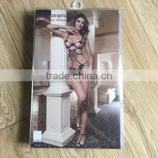 New Hot Sale Transparent Butterfly Bra Sexy Lingerie With Strings photo-4